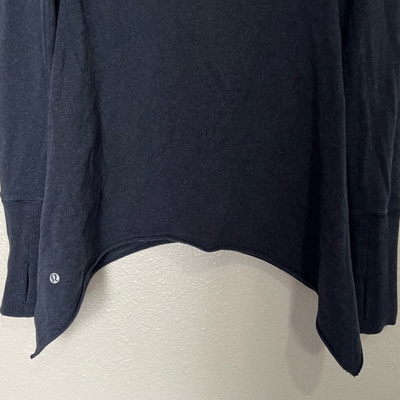 Lululemon Tea Lounge Pullover Heathered Deep Navy - Picture 11 of 12